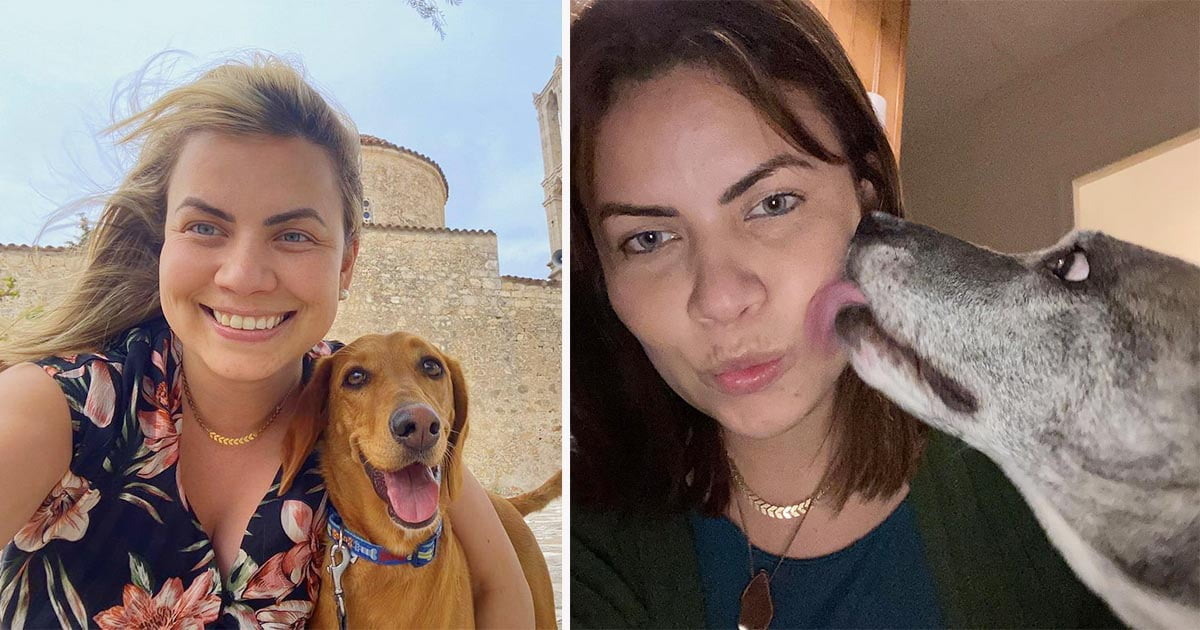 Mujer viaja por el mundo cuidando las mascotas de otras personas
