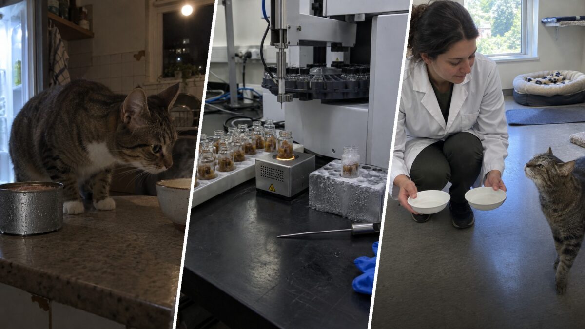 Por qué tu gato mayor huele la comida fría y se aleja sin probarla 1 Por qué tu gato mayor huele la comida fría y se aleja sin probarla