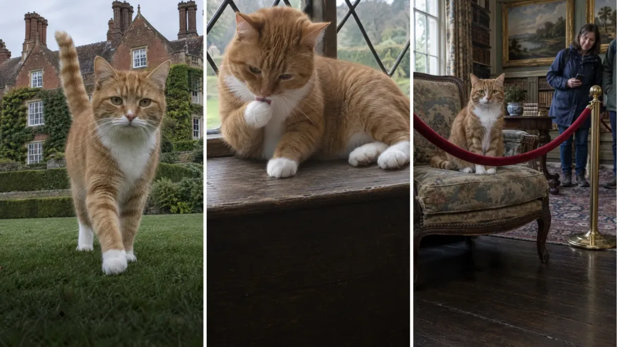 Naranja, con patas blancas y llamado Jock: los requisitos para vivir en la casa de Churchill 1 Naranja, con patas blancas y llamado Jock: los requisitos para vivir en la casa de Churchill