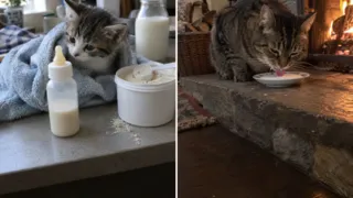 gatos y leche lactasa tras el destete hero